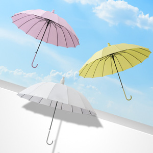 <span class=keywords><strong>Parapluie</strong></span> semi-automatique à manche long, 16 baleines, étanche, avec housse assortie, pour <span class=keywords><strong>homme</strong></span> et femme, petit modèle japonais <span class=keywords><strong>transparent</strong></span> droit - Product Image 3