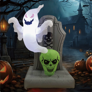 Decorazione Gonfiabile Personalizzabile per Halloween con Logo, Tre <span class=keywords><strong>Streghe</strong></span> Intorno al Calderone con Luci LED per Decorazioni Esterne - Product Image 5
