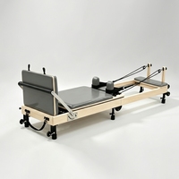 Appareil de Pilates pliable en bois d'érable MJD W38A avec pieds en acier robuste pour studio de Pilates
