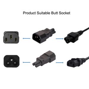 Connettore IEC320 da C14 a <span class=keywords><strong>C5</strong></span> PDU UPS industria spina adattatore convertitore elettrico spina per Computer portatile - Product Image 5