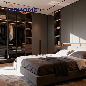 Armoire en bois sur mesure avec tiroirs |   Système d'armoires de rangement pour l'organisation de la chambre à coucher - Product Image 1