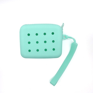 New Designer Handbag DIY Silicone Wallet Card Bag Coin Purse Waterproof <b>Jelly</b> Mini Portable Wrist Bag - Product Image 5