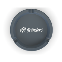 Cendrier compact en aluminium VAGRINDERS avec logo personnalisé - Portable, sans odeur, design antidérapant, options multicolores, léger (125g), pour usage domestique