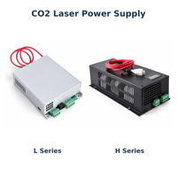 Catu Daya Laser CO2 40W 50W 60W 80W 100W 120W 150W 180W Seri L H untuk Mesin Pemotong dan Pengukir Pilihan Tampilan Layar