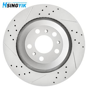 Dischi Freno Posteriori Forati e Scanalati ad Alte Prestazioni OEM 3W0615601G per Bentley Continental Convertible - Product Image 5