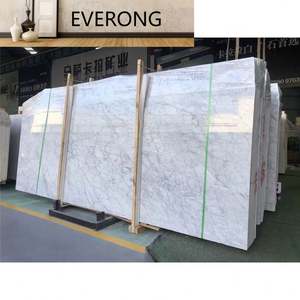 Personnalisé naturel Pisos de Marmol pierre <span class=keywords><strong>italienne</strong></span> Italie Bianco marbre blanc de Carrare EVabs avec bon prix pour revêtement de sol - Product Image 2