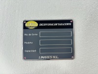 Plaque signalétique personnalisée en aluminium sérigraphiée pour extérieur, idéale pour la publicité, les chariots élévateurs, les caravanes et les remorques de voyage
