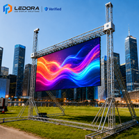 Écran LED P2.976 4K HDR10 500x500mm pour location, intérieur/extérieur, pour mariages, églises, conférences, expositions et projets de décors de scène