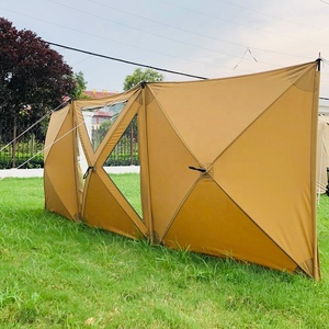 Quatre saisons Camping en plein air coupe-vent abri plage pique-nique pliable coupe-vent coupe-vent pare-vent - Product Image 5