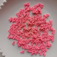 500g de tranches d'argile polymère d'été, motifs flamant rose, oiseau, palmier vert, pour slime, shaker, fournitures pour gobelets boule de neige et DIY