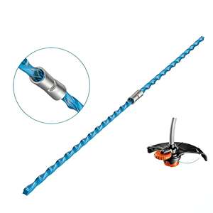 Fil de coupe robuste A6487 pour tondeuse à gazon, 3,5 mm, 40 cm, en nylon torsadé bleu avec boucle, compatible avec Black and Decker GL680 GL685 GL690 - Product Image 5