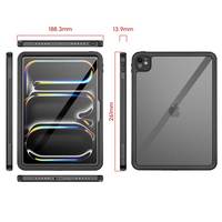Étui de protection étanche de haute qualité OEM ODM pour iPad A16 10e génération 11 pouces, protection intégrale antichoc, étui transparent
