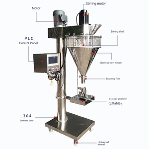 Machine de remplissage de toner d'épices de détergent en poudre semi-automatique - Product Image 5
