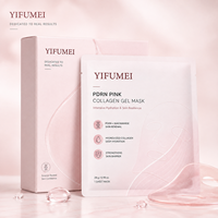 Masque facial en feuille hydratant au collagène, à la niacinamide et au PDRN pour l'éclat et l'hydratation