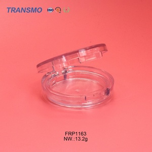 Boîtier vide pour poudre compacte, poudre pressée, fard à paupières individuel, en PETG, pour blush crème cristallin - Product Image 4