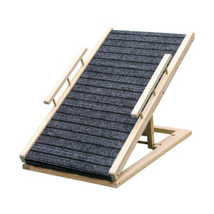 Escaleras de madera personalizadas para mascotas 2 en 1, rampa antideslizante plegable para perros y gatos para cama, sofá, coche, escalón ajustable para perros para mascotas pequeñas, medianas y grandes - Product Image 3