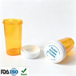 8Dr 13Dr 16Dr 20Dr 30Dr 40Dr 60Dr Viales médicos de plástico Pop Top Viales de píldoras reversibles para uso en medicina - Product Image 5