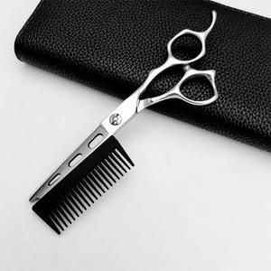 Ciseaux à cheveux personnalisés avec marque, ciseaux à effiler 62 mm pour droitiers, usage professionnel, lame standard - Product Image 3