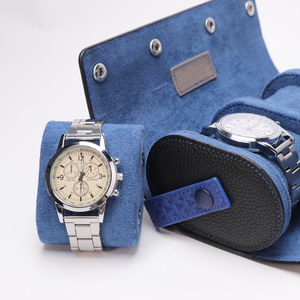 แฮนด์เมด3ช่องที่กำหนดเองม้วนก<span class=keywords><strong>ล</strong></span>่องบรรจุภัณฑ์นาฬิกาวินเทจหรูหราหนังก<span class=keywords><strong>ล</strong></span>่องนาฬิกา - Product Image 4