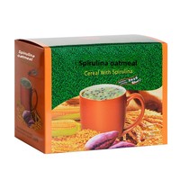 Spirulina Oatmeal Nutritional Meal Replacement Powder Instant Drinkable 350g Gut Health Metabolism Support Ready-to-Eat Cereal