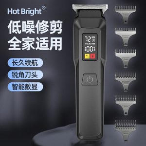Hot Bright <b>Electric</b> Hair Clipper With Lcd Display Rechargeable For Family Use - Product Image 2