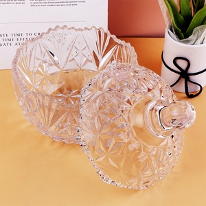 Grande Barattolo <span class=keywords><strong>in</strong></span> <span class=keywords><strong>Vetro</strong></span> per Caramelle con Coperchio, Contenitore Trasparente per Zucchero, Ciotola <span class=keywords><strong>in</strong></span> Cristallo per Caramelle, Contenitore Stile Farmacia per Buffet - Product Image 3