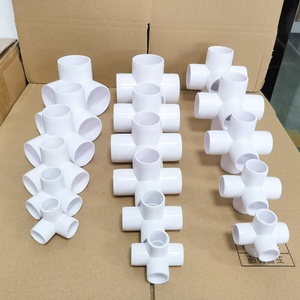 ASTM tiêu chuẩn 3/4 inch 3 Way cornner nối Doanh khuỷu tay <span class=keywords><strong>PVC</strong></span> phụ kiện đường ống - Product Image 3