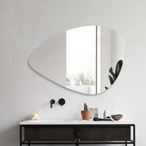 Large <b>Silver</b> <b>Mirror</b>, Sheet <b>Mirror</b> with Traditional Style. Decorative <b>Mirrors</b> for Hotels and Dance Halls, Aluminum Frameless - Product Image 3