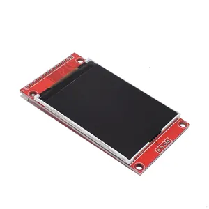 2.4 "2.4 인치 240x320 SPI TFT LCD 직렬 포트 모듈 5V/3.3V PCB 어댑터 마이크로 SD 카드 LCD 디스플레이 화이트 LED