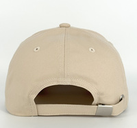 Casquette de baseball structurée à 6 panneaux en sergé de coton, avec logo personnalisé, badge métallique, style Dad Hat, unisexe, réglable, visière incurvée, pour l'extérieur, vente en gros