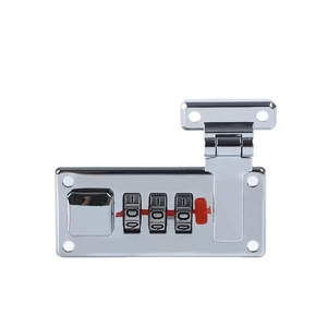 Zinc Alloy Combination <b>Lock</b> Gold Silver 3 <b>Wheel</b> Digital Password Mechanical <b>Lock</b> For Jewelry Box Cabinet Drawer Door - Product Image 4
