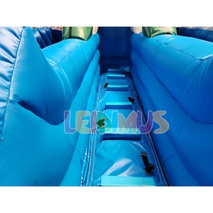 Hot bán đôi <span class=keywords><strong>Inflatable</strong></span> trượt nước màu xanh tàu cướp biển chủ đề phiêu lưu đảo làm bằng bền Bạt PVC cho Đảng bán - Product Image 6