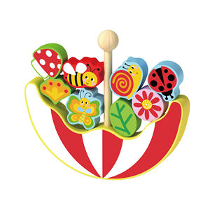 Juego <span class=keywords><strong>de</strong></span> Equilibrio <span class=keywords><strong>de</strong></span> Madera Natural con Forma <span class=keywords><strong>de</strong></span> Mariquita Educativo y Elegante - Product Image 6