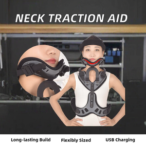 Perangkat traksi serviks ortopedi medis yang dapat disesuaikan kerah leher cervico-toraks Orthosis tiga zona mendukung bersertifikat CE - Product Image 2