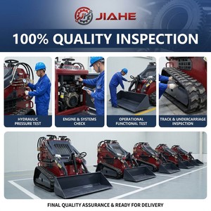 EU 25Hp T380 Mini Skid Steer with EPA <b>Engine</b> <b>Stand</b> Mini Compact Crawler - Product Image 4