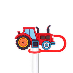 Accesorios Promocionales Multiusos Personalizados, Material Duradero en 3D, Pajita Impermeable, Botella de Agua de Silicona con Diseño de Tractor - Product Image 3