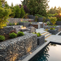 Malla de Gabion de Piedra Soldada de Alta Resistencia Personalizada para Muros de Contención Decorativos y Paisajismo de Jardines