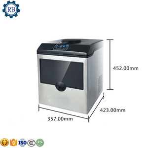 Machine à glaçons automatique, machine à glaçons en forme de pépites, distributeur de glaçons et d'eau glacée - Product Image 6