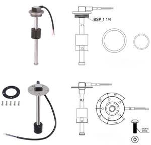 电流4-20毫安电压0-5伏电阻0-190欧姆簧片开关水油箱液位传感器 - Product Image 3