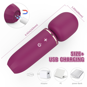 المحمولة الكهربائية البسيطة AV الاستمناء الرقبة مدلك عصا لعبة الجنس للنساء - Product Image 6