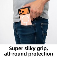 Coque de téléphone magnétique 2-en-1 épaissie à couverture intégrale en TPU, antichoc et anti-chute, compatible avec iPhone 17E