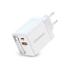 Cargador retráctil - Cargador retráctil / 20W / Tipo C / Tipo A / protección térmica / protección contra sobretensiones - Product Image 3