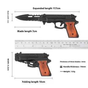 Cuchillo Plegable Portátil de Acero Inoxidable para Camping, Hoja Serrada, Garantía de 3 Años, Multifuncional, Autodefensa, EDC, OEM - Product Image 4