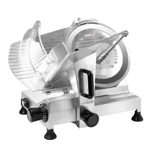 Small Automatic Bacon Slicer Min Ham Slicing Machine Portable Fresh Meat Slicer Commercial Using