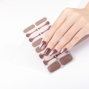 Set di involucri per <span class=keywords><strong>unghie</strong></span> ecologici impermeabili 2D con Design speciale adesivi per <span class=keywords><strong>unghie</strong></span> per uso minimo 100 pezzi - Product Image 4