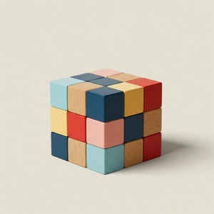 Ensemble de blocs en bois - Product Image 1