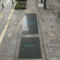 Carrelage solaire praticable Surface rugueuse Module PV Panneau de sol anti-glissant Système solaire de maison au sol de terrasse de chaussée hors réseau