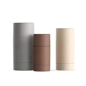 Customized PP Deodorant Bottle Wholesale 30g 50g 75g Plastic Packaging Transparent Twist Sunscreen <strong>Stick</strong> Balm Screw Cap - Product Image 1