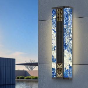 โคมไฟติดผนังแถบยาวกลางแจ้ง LED ทรงสี่เหลี่ยมปรับได้โป๊ะโพลีคาร์บอเนต IP65กันน้ำ3000/4500/6000K สภาพแวดล้อมที่สดใสเป็นพิเศษ - Product Image 1