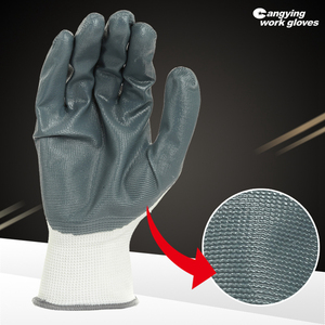 Constructeurs CHUANGYING caoutchouc enduit 13g polyester poignée cargo léger bonne adhérence gants de travail logo personnalisé - Product Image 5